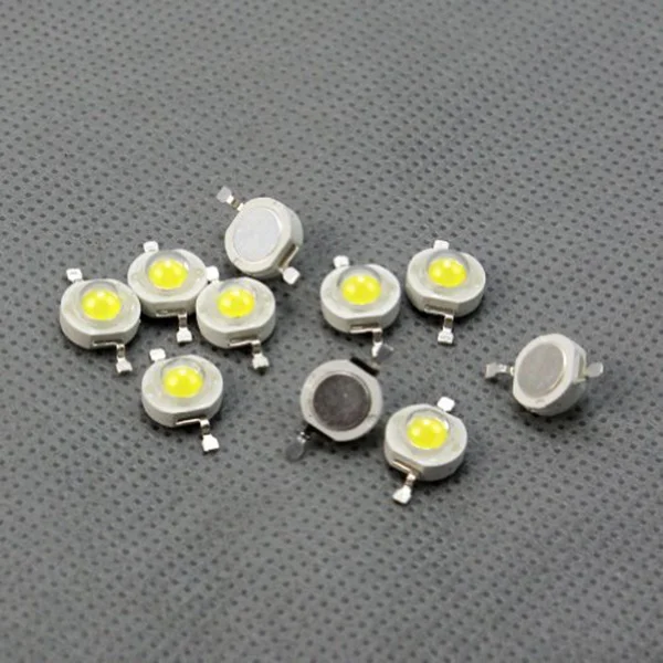 

10 шт., 3 Вт, 45 мил, чип 6000-6500 К, холодные белые светодиодные бусины, энергоэффективные, подходят для украшения аквариума