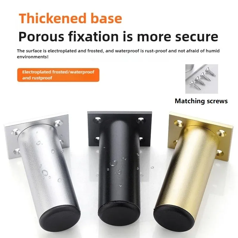 4pcs 6-30cm Aluminum Alloy Furniture Legs Metal Adjustable Legs, for Cabinet Table Legs Sofa Feet Furniture Replacement Foot