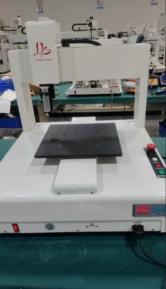 LY-331A Automatic Glue Dispensing Machine 3 Axis Liquid Glue Dispenser Compatible for Mobile Frame Dispensing Works 110V/220V