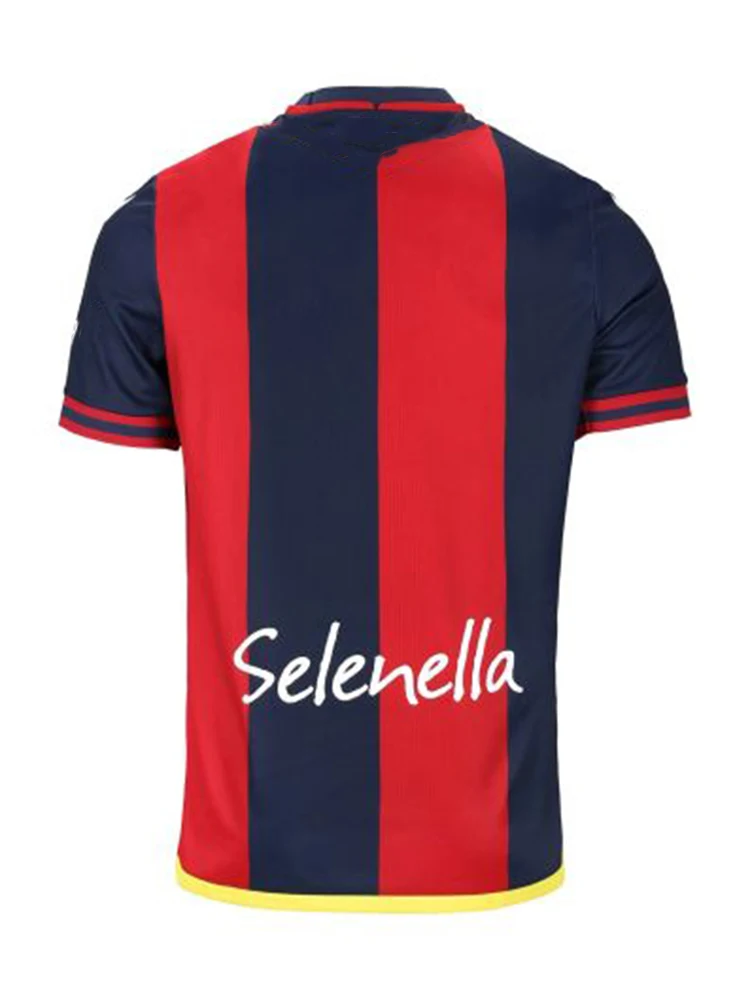 24/25 Nuova Bologna Maglia da calcio Italia Maglietta da calcio Uomo Donna Manica corta Genitorialità Tee Allentato TraspiranteTshirt per adulto/bambino