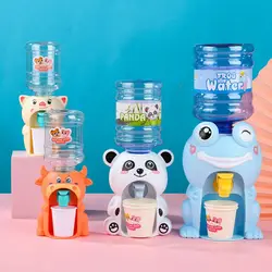 Mini Water Dispenser Baby Toy Drinking Water Hand Press Water Bottle Pump Cooler Lifelike Cute Children Cosplsy Props Home