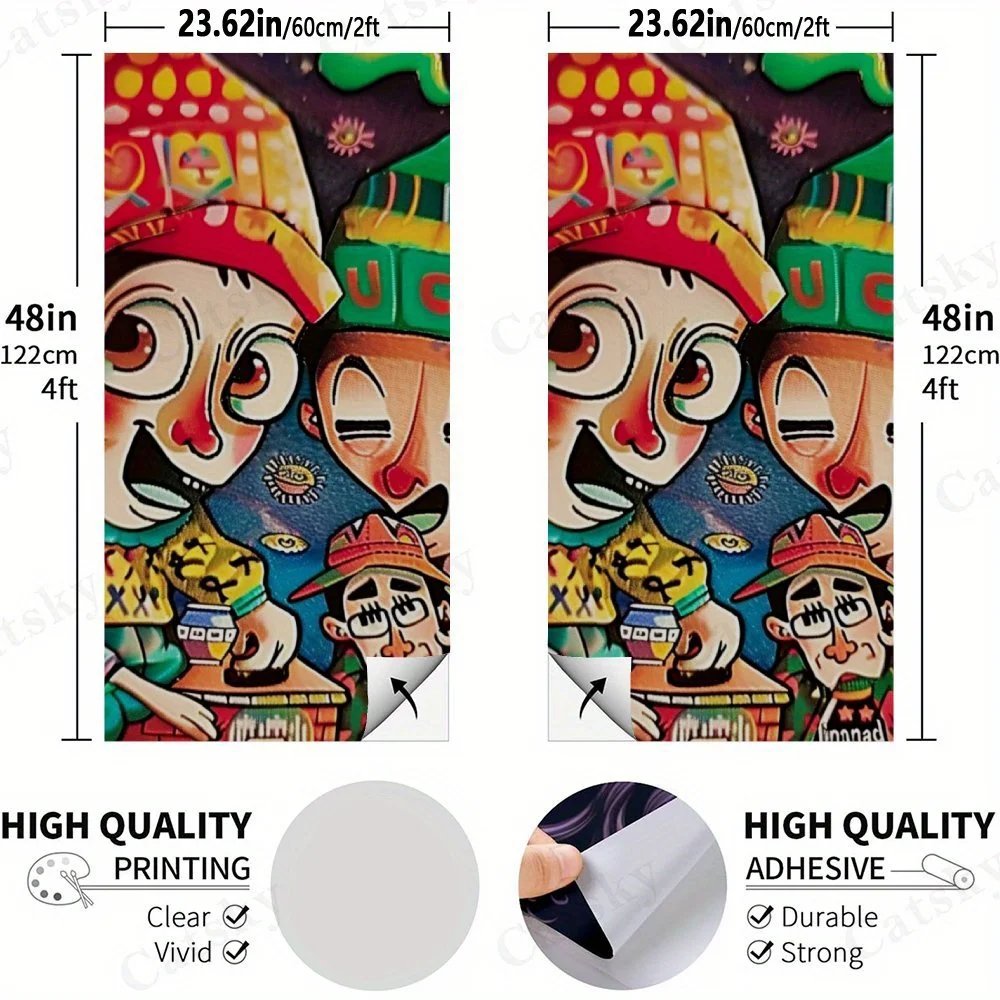 Cartoon Character Story   Sandbag Board Sticker.This sandbag board sticker is made from high-quality materials, offering excelle