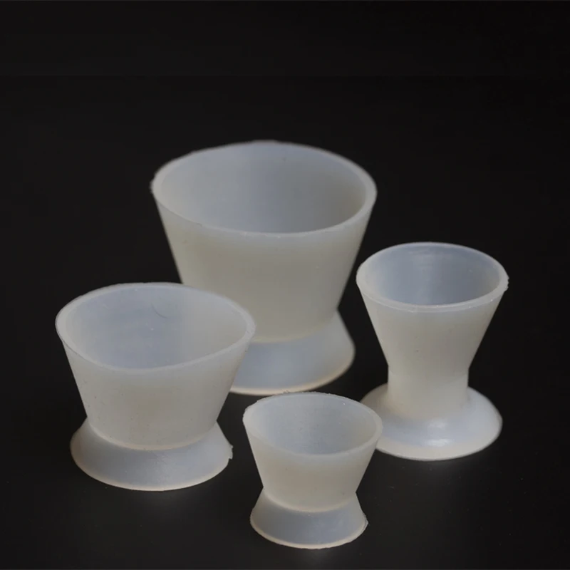 Dental Mixing Cup, Dental Silicone Rubber Mixing Bowl, Self Setting Cup, Teeth Whitening Dental Laboratory Tool