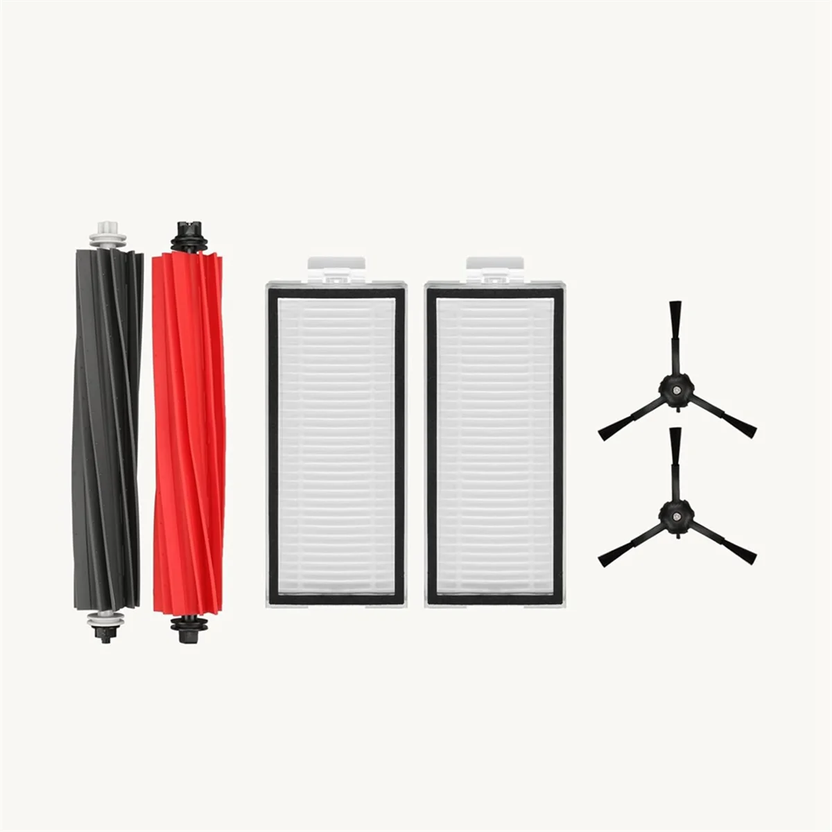 Roborock-掃除機ロボット用スペアパーツ,Hepaフィルター付きメインサイドブラシ,q8 max,q5 pro,q5 plus