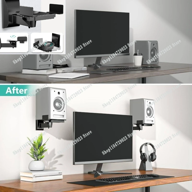 

Hot-selling surround bookshelf audio speakers recording studio HIFI speakers suspended wall hanging wall universal bracket