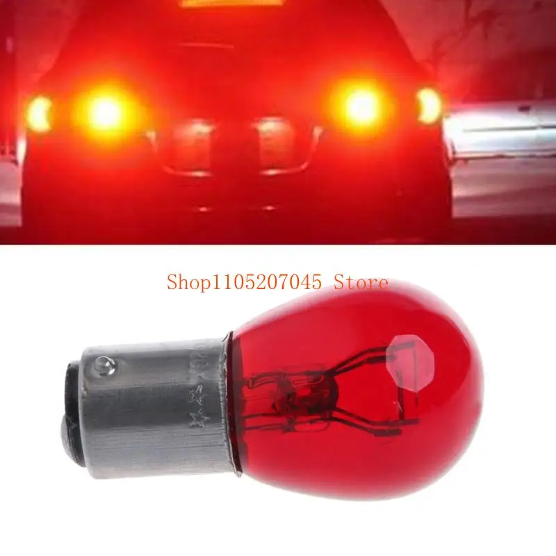 

37cd 12V 5W Мотоцикл Тормозная лампа Индикаторная лампа Стоп-сигнал Красное стекло