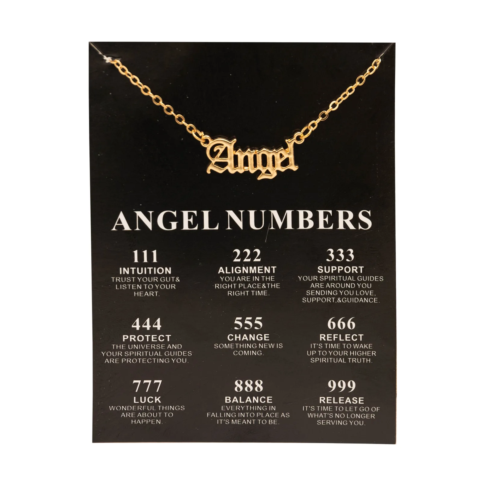 New Trendy Fashion Alloy Gold Color Lucky Angel Numbers Wish 777 Pendant Necklace for Women Girl Gift Birthday Jewelry Dropship