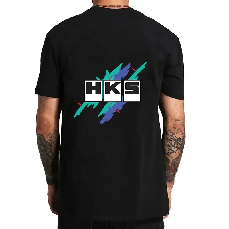Japan JDM Modified Car HKS ENDLESS New T-shirt Women Men Printed Short Sleeve Loose Casual Sweatshirt Loose Men 100% Cotton Tee