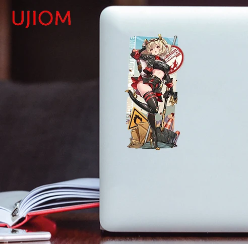 UJIOM for Zenless Zone Zero Burnice White Colorful Wall Sticker Lovely Game Girl Graphics Decals Amusing Home Decoration