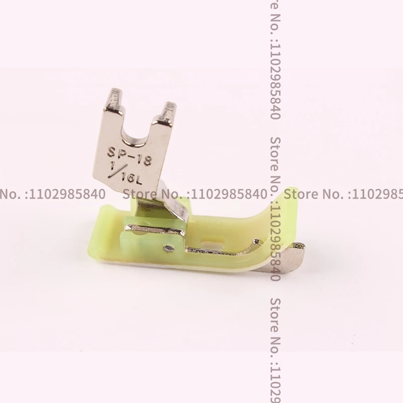 2 Pcs SP-18 Right Left Edge Guide Plastic Presser Foot, good Presser Foot with Knife Open Thread for Single Needle Lockstitch