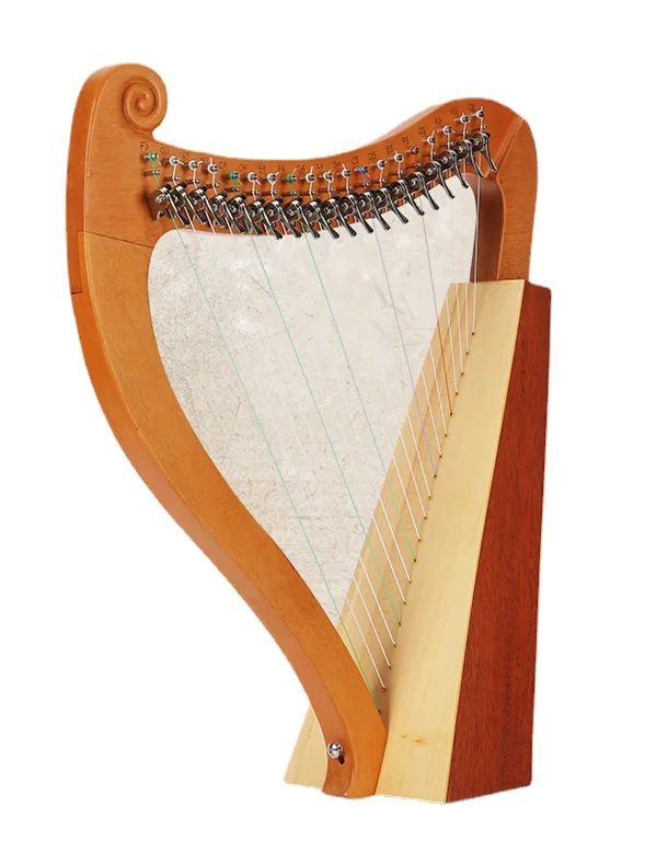 Harp 21 Notes 19 Strings 15 Notes Tree Material Lyre Harp Harp Instrument