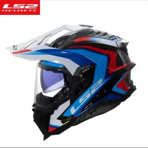 LS2 MX701 ऑफ-रोड मोटरसाइकिल हेलमेट पुरुषों और महिलाओं के लिए डुअल लेंस ग्लास 6K कार्बन फाइबर मोटरसाइकिल मोटर एंटी-फॉग सुरक्षित और एंटी-फॉल 12 best sales एलएस2 एमएक्स701 - №11