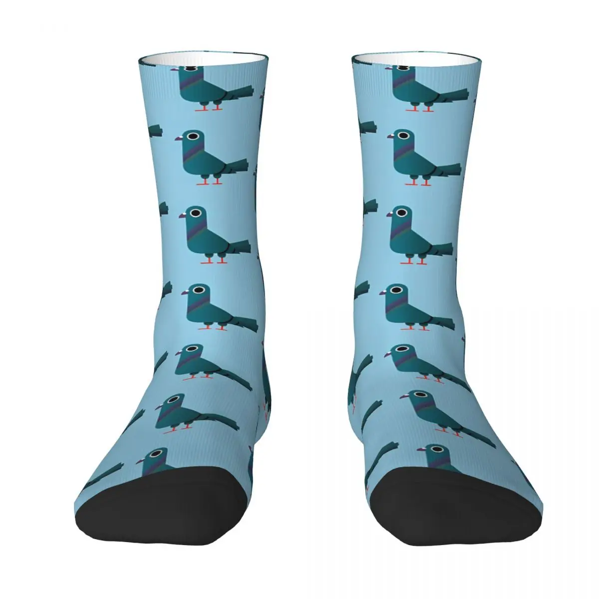 Bird Sock Printed Man Polyester