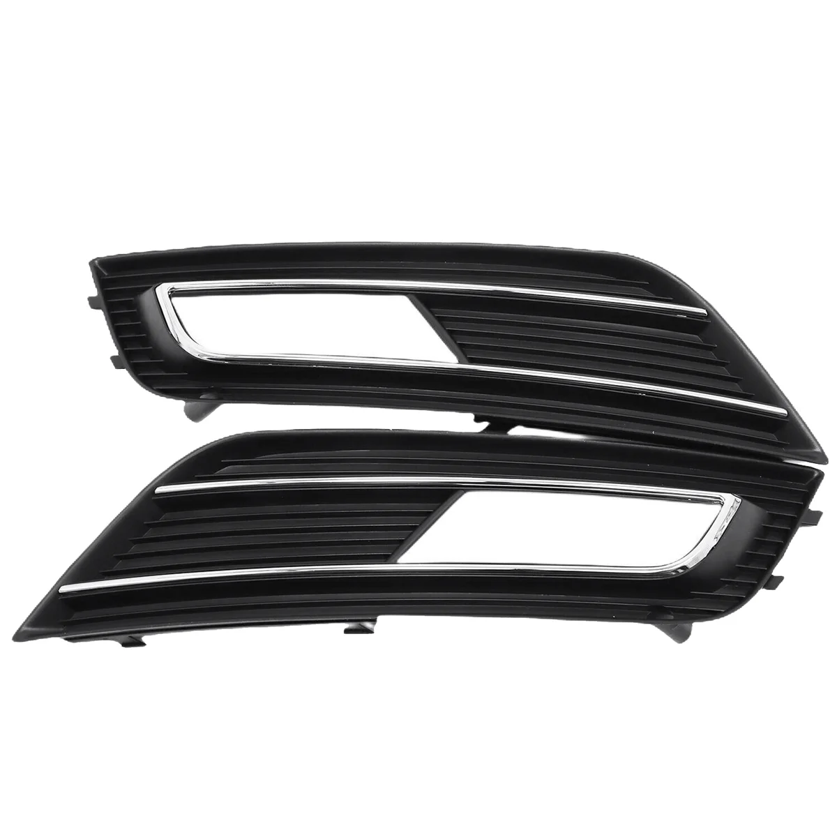 

2PCS Left & Right Fog Light Grille Cover for 2013-2016 A4 8K0807681K 8K0807682K