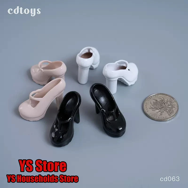 Cdtoys Cd063 1/6 Female Soldier Thick Heels Maid Cosplay JK Student Shoes Accessory For 12