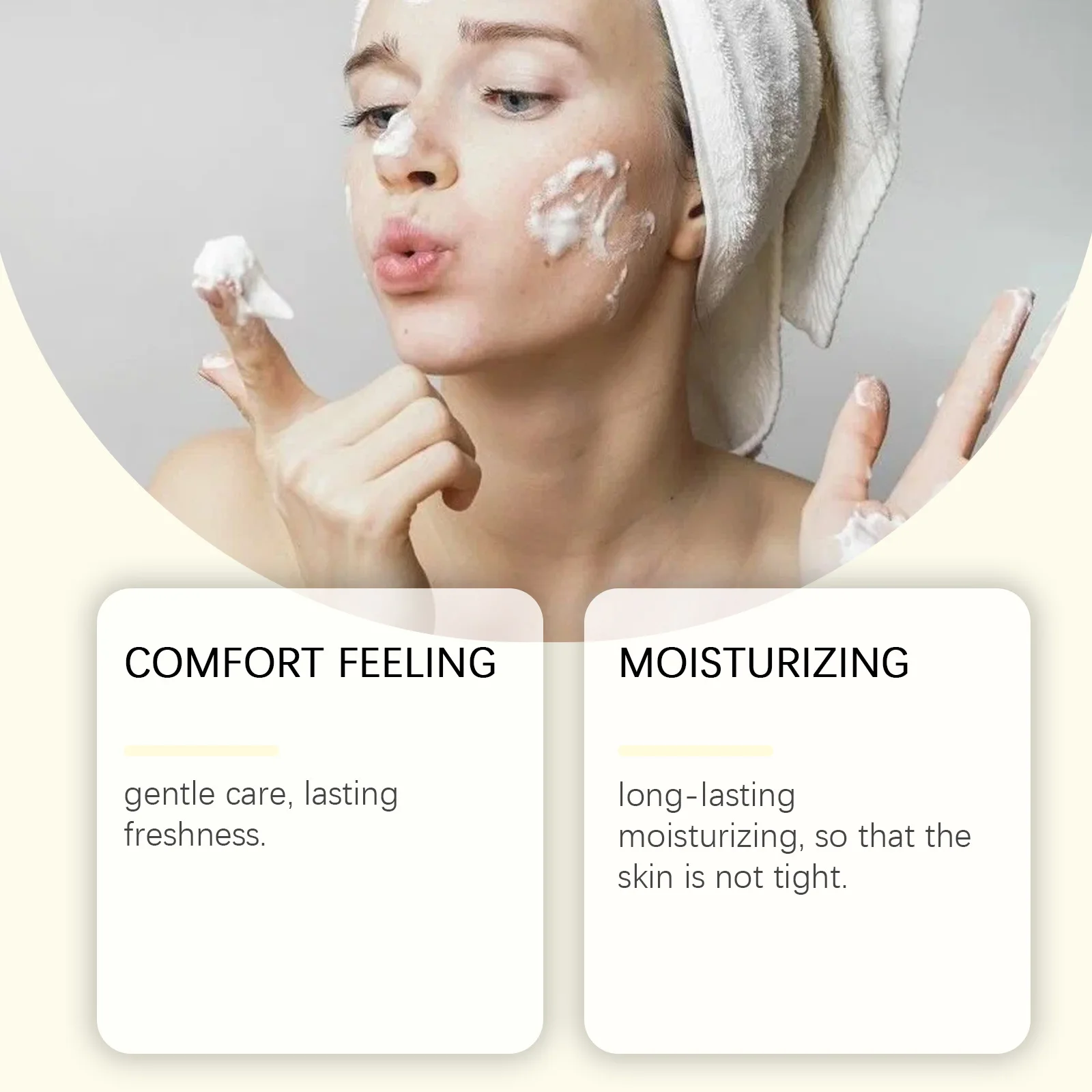 Eelhoe Sulfur Refreshing Body Wash, feuchtigkeitsspendende und feuchtigkeitsspendende, beruhigende, feuchtigkeitsspendende und aufhellende, reinigende Body Wash