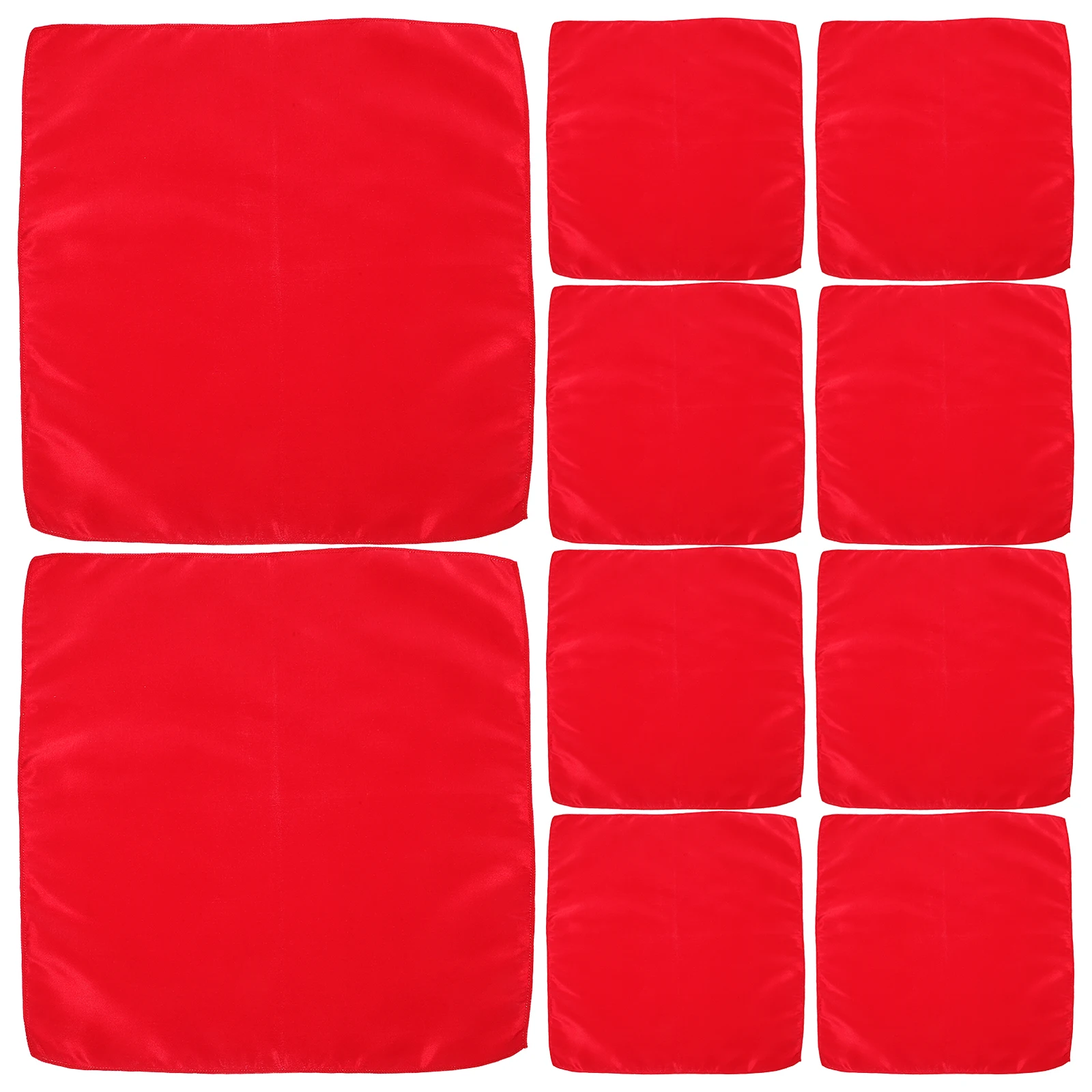 

50Pcs Satin Finish Square Polyester Dinner Napkins Soft Reusable Washable for Wedding Banquet Party Birthday Celebration