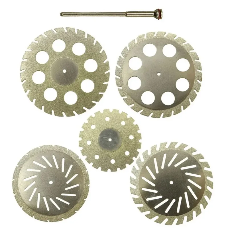 Dental Cutting Plaster Disc Zigzag Disc Lab Polishing Diamond Sided Sever Precision Wheel Mandrels Divide Dental Restorative