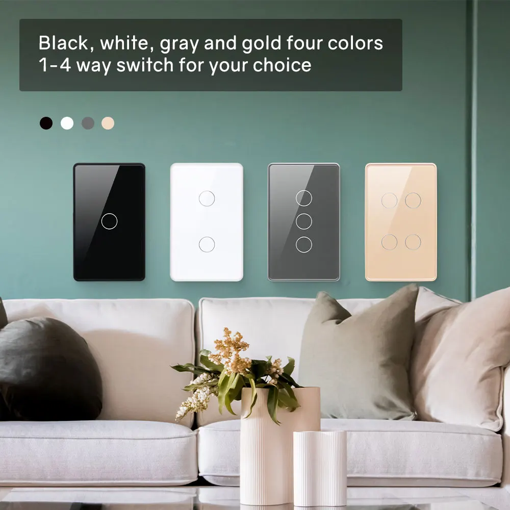 STLF مصنع المخرج الحياة الذكية المنزل زيجبي مفتاح ذكي واي فاي اللاسلكية عن بعد مصباح ليد لمقبس الحائط تويا مقاوم للماء اللمس #4