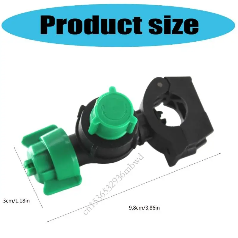 حزمة K43D من 10 خيط خارجي قابل للتعديل فوهات مروحة مروحة الشكل المضاد للتنقيط مناسبة للمعدات الزراعية الكهربائية #6