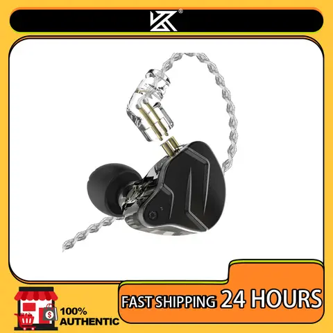 KZ ZSN Pro X metal headphones 1ba + 1dd hybrid technology high-fidelity bass monitor sports headphones and noise-cancelling head