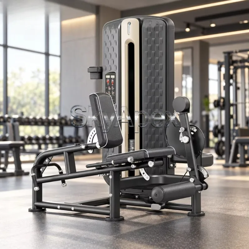 Hot New Commercial Prone Leg Curl And Seated Leg Extension Combo Machine With Optional Weight Stack For Lower Body Training