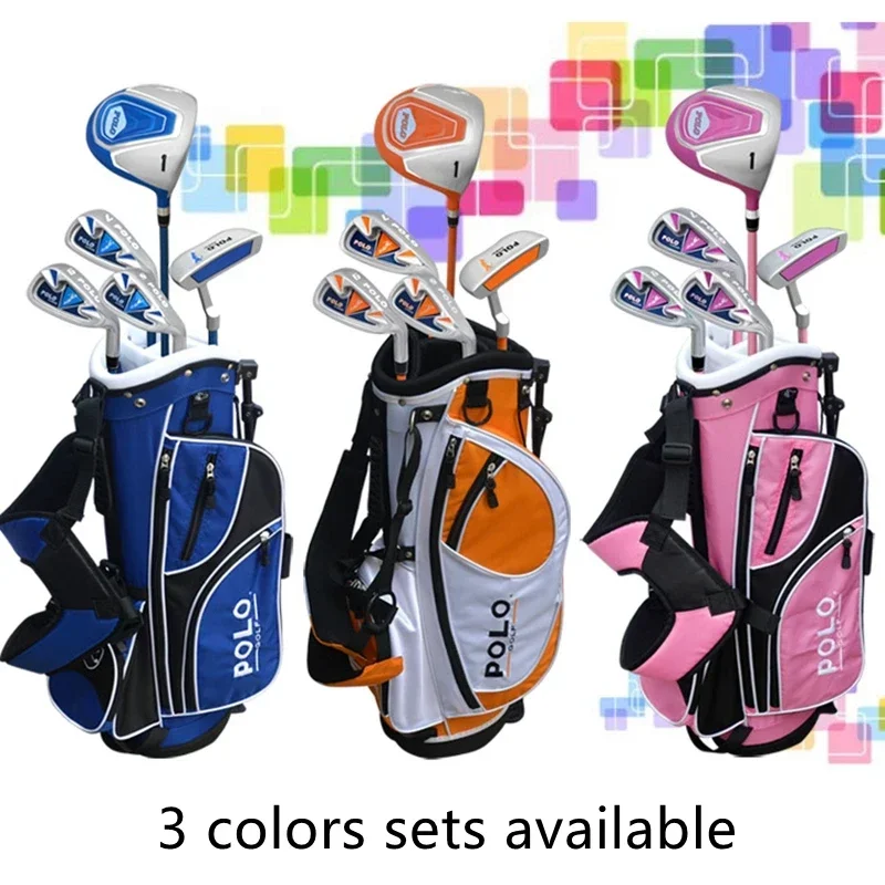 Freeshiping.  POLO genuine kids children junior golf set boys golf clubs set girls girl boy golf for beginners