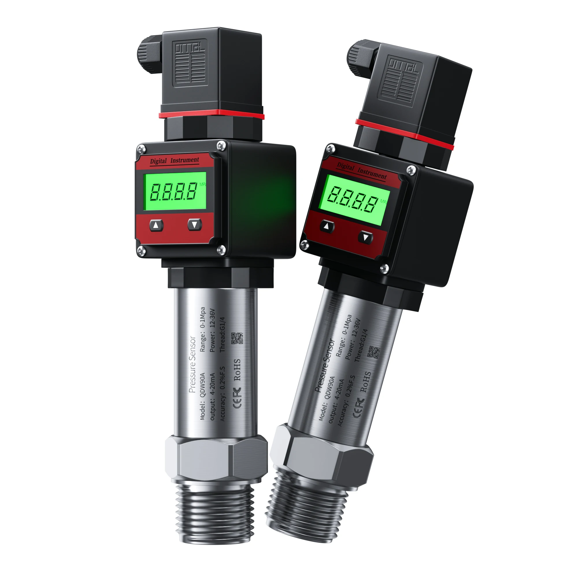 

Digital Pressure Transmitter 4-20mA Hart RS485 0-10V Pressure Sensor 0-4bar 0-10bar 0-25bar M20*1.5 Pressure Transducer