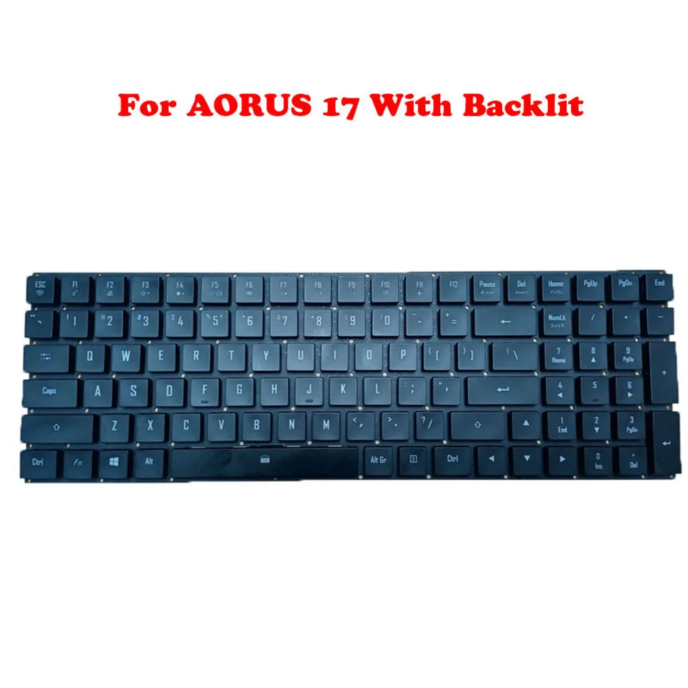 US Keyboard For Gigabyte For AORUS 15G KB SB WB XB YB For AORUS 17 SA WA XA YA 17G SB KB WB XB YB KD YD XD XC YC 17X WB YB XB