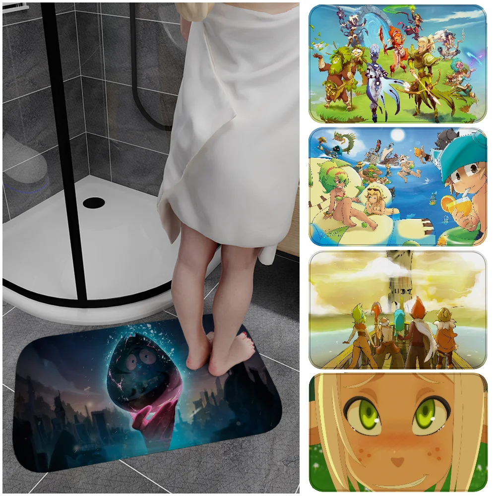 WAKFU Room Mats Anti-slip Absorb Water Long Strip Cushion Bedroon Mat Welcome Doormat