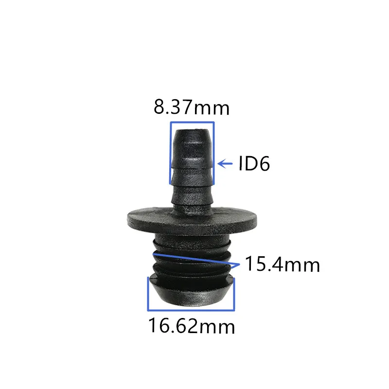 

ID6 прямой двусторонний разъем 2-ходовой шарнир двусторонний дуплексный фитинг пластиковые аксессуары высокого качества автозапчасти 2 шт. много