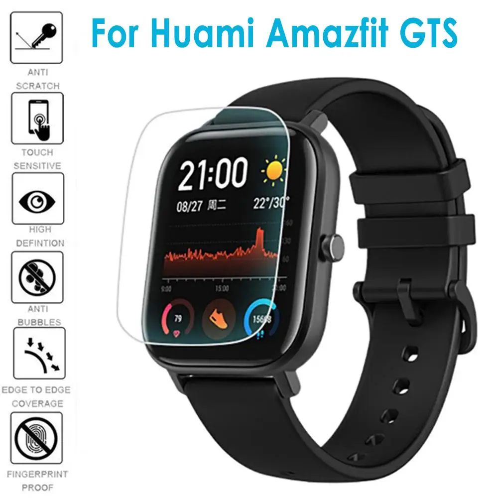 GTS Film Screen Protector For Amazfit GTS 2 3 4 Mini Watch Protective Fiberglass Cover For Smartwatch Accessories