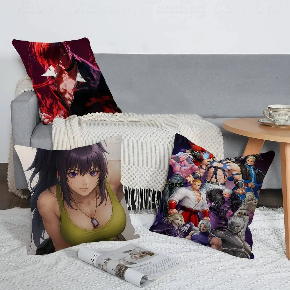 Games The King Of Fighters Pillow Cover Design Cushion Cover Decor Holiday Decorati