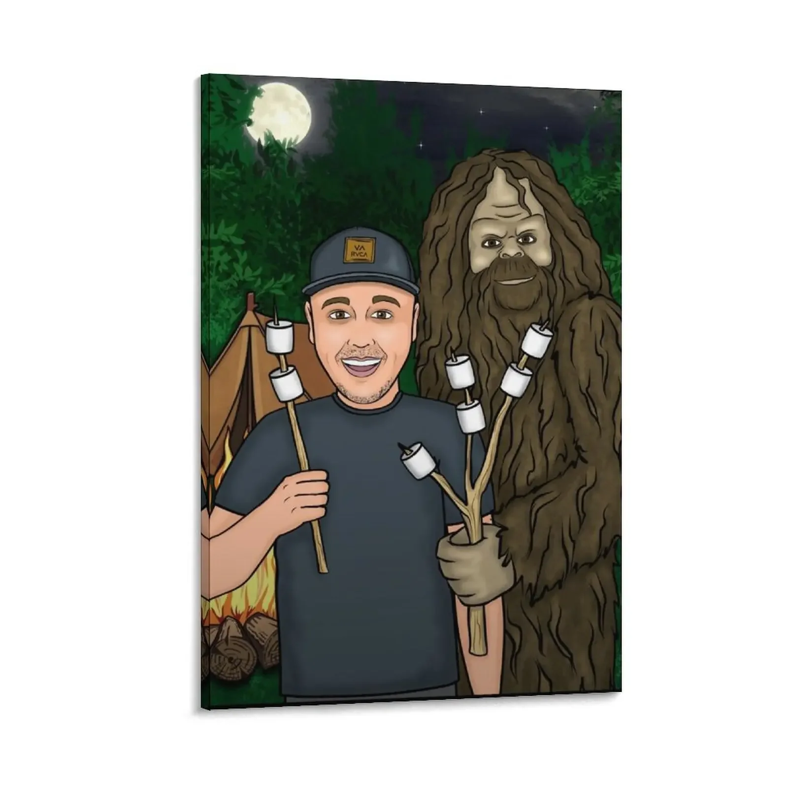 

BIGFOOT for ERIN S by Moody Characters Canvas Painting Home decoration Decoration for bedroom Picture on the wall