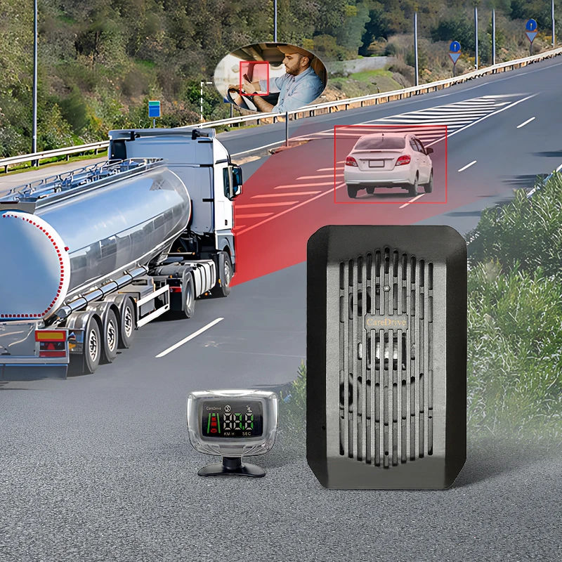 CareDrive AWS302 Adas Dashcam مع منصة تطبيق الهاتف اتصال Api Fcw Hmw نظام تحذير المساعدة لتجنب الاصطدام