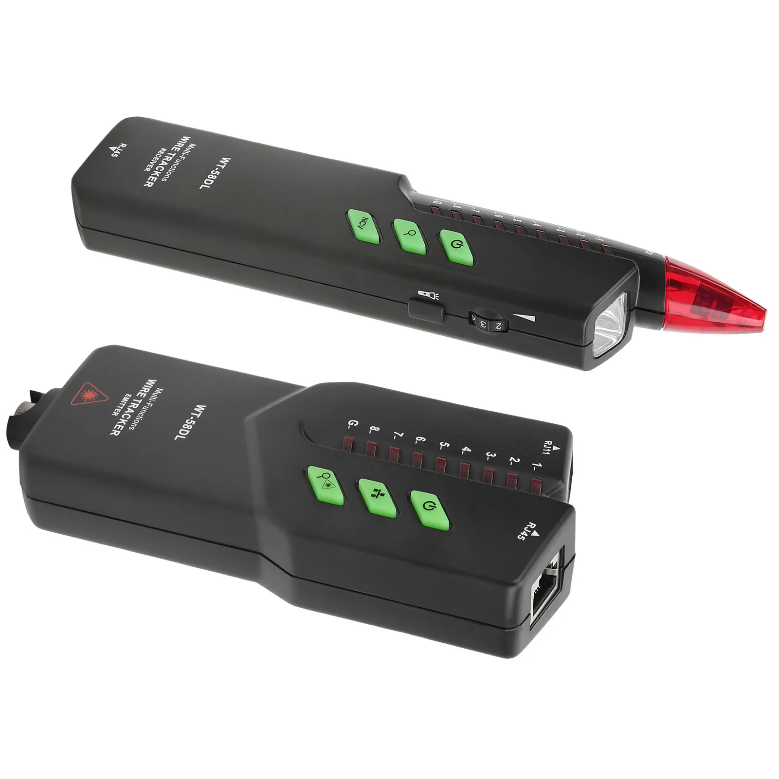 WT58DL Network Cable Tester Multi-functional For RJ45 RJ11 Tracer With Non-contact AC Voltage Detection For Ethernet Switch Rout