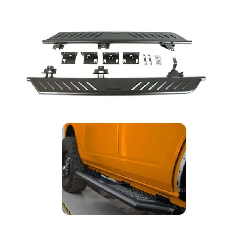 

Для Ford Bronco 4x4 аксессуары для бездорожья, полосы нервов из марганцевой стали и боковая подножка, подножка для 4-дверных деталей кузова