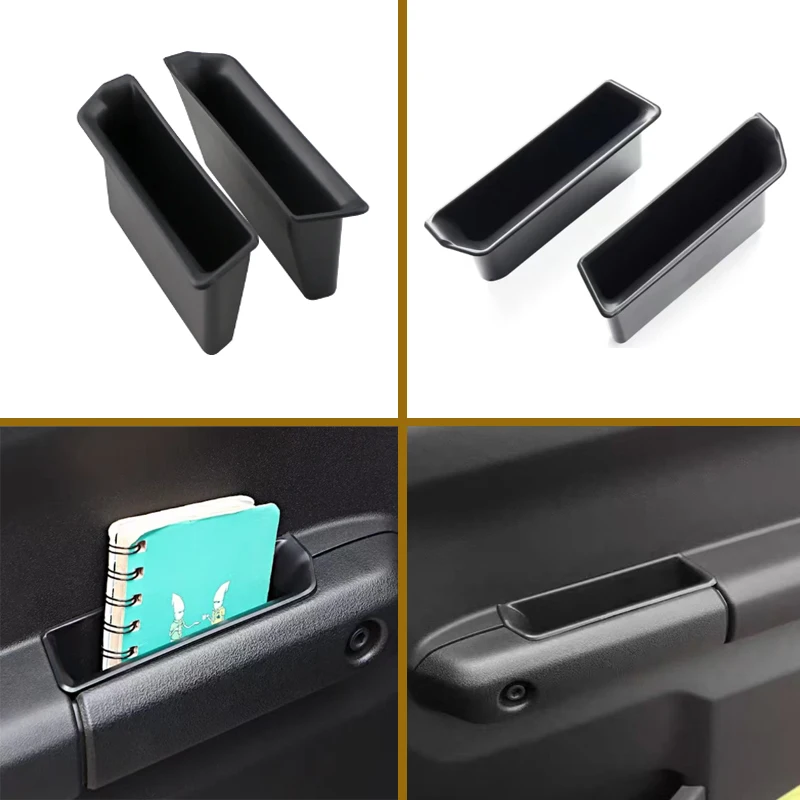 لسوزوكي جيمي JB64 JB74W 2019-2025 سيارة الجبهة الخلفية الباب الجانب مقبض صندوق تخزين درج منظم اكسسوارات