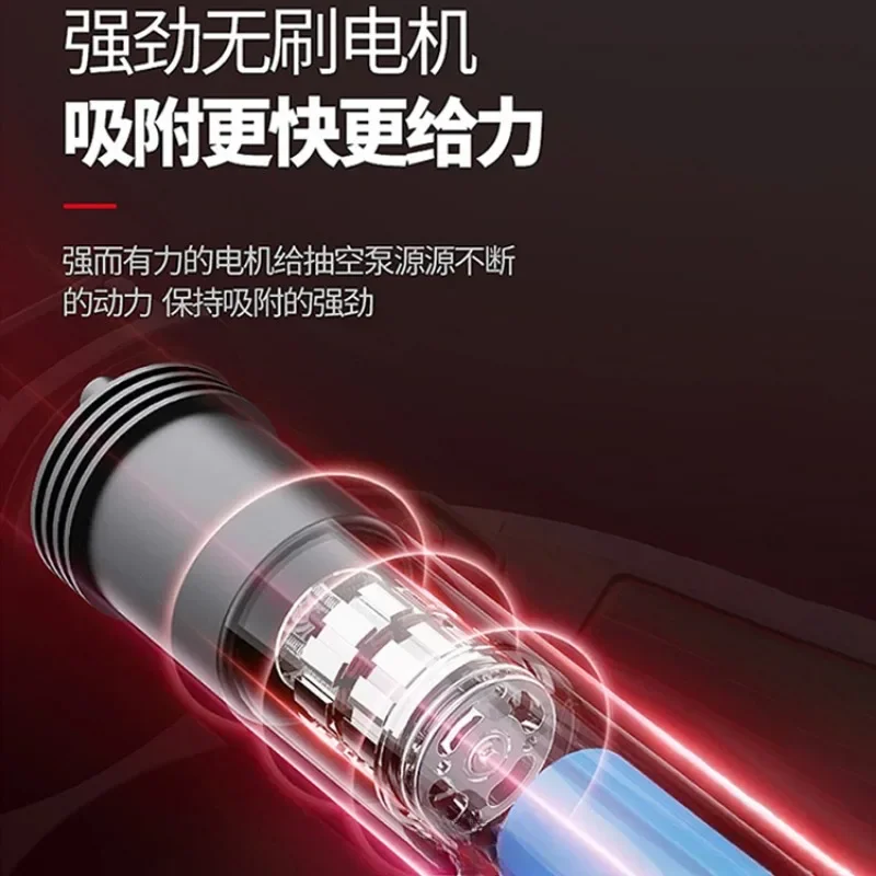 P618a Digital Display Vacuum Electric Suction Cup Glass Tile Tension Automatic Air Filling Tile Heavy Duty Sucker