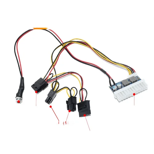 Imagen 1 del producto DC-ATX-160W DC 12V 24pin DC ATX PSU 12V DC entrada 160W interruptor de salida máxima DC-DC ATX Pico PSU MINI ITX fuente de alimentación de PC