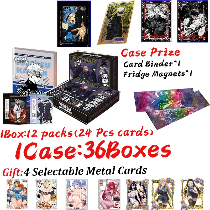 

Wholesale Newest KADOU Jujutsu Kaisen Collection Cards Japanese Anime Hobby Card Gojo Doujin Booster Box Ticket Card Toy Gifts