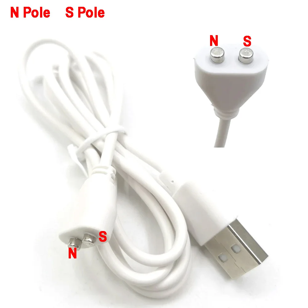 2pin7mm For Rechargeable Adult ToysDCVibrator Magnetic Cable CordUSBPower Supply Charge connector Cable Sex Products Sex Machine