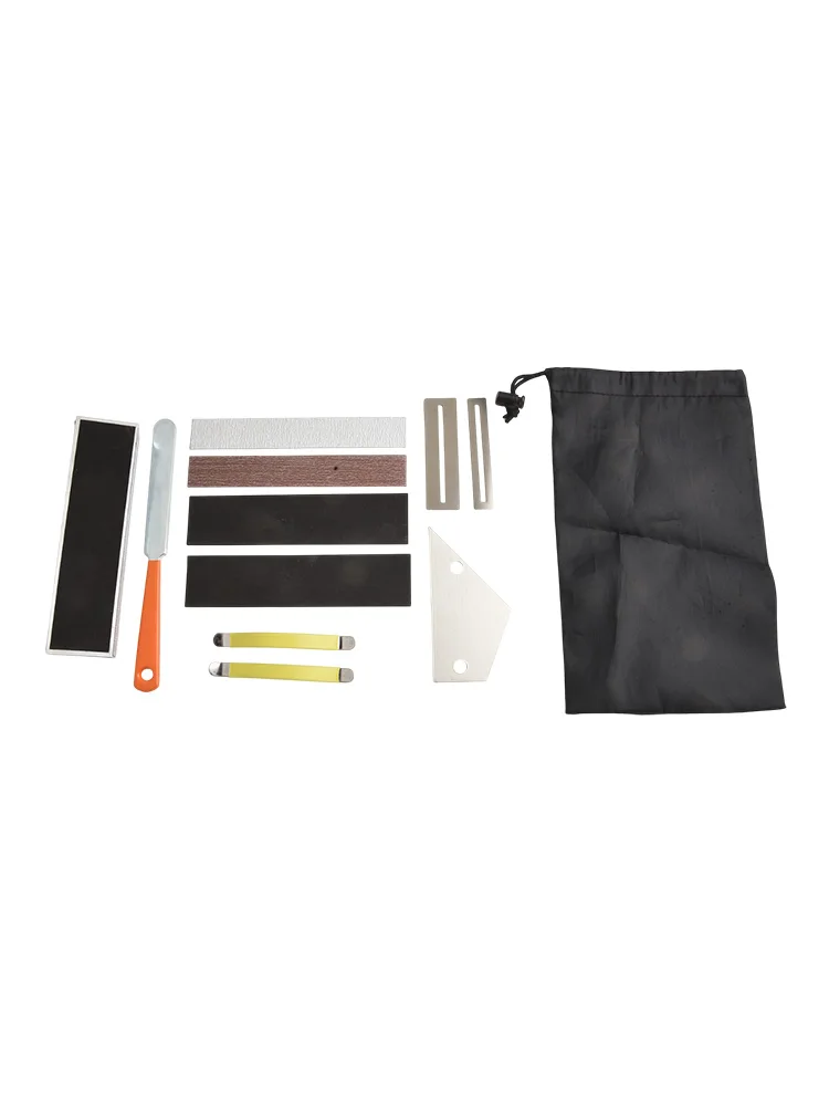 

Comfortable Holding Fingerboard Leveling Kit Precise Fret Crowning Self-adhesive Sandpaper Stainless Steel File