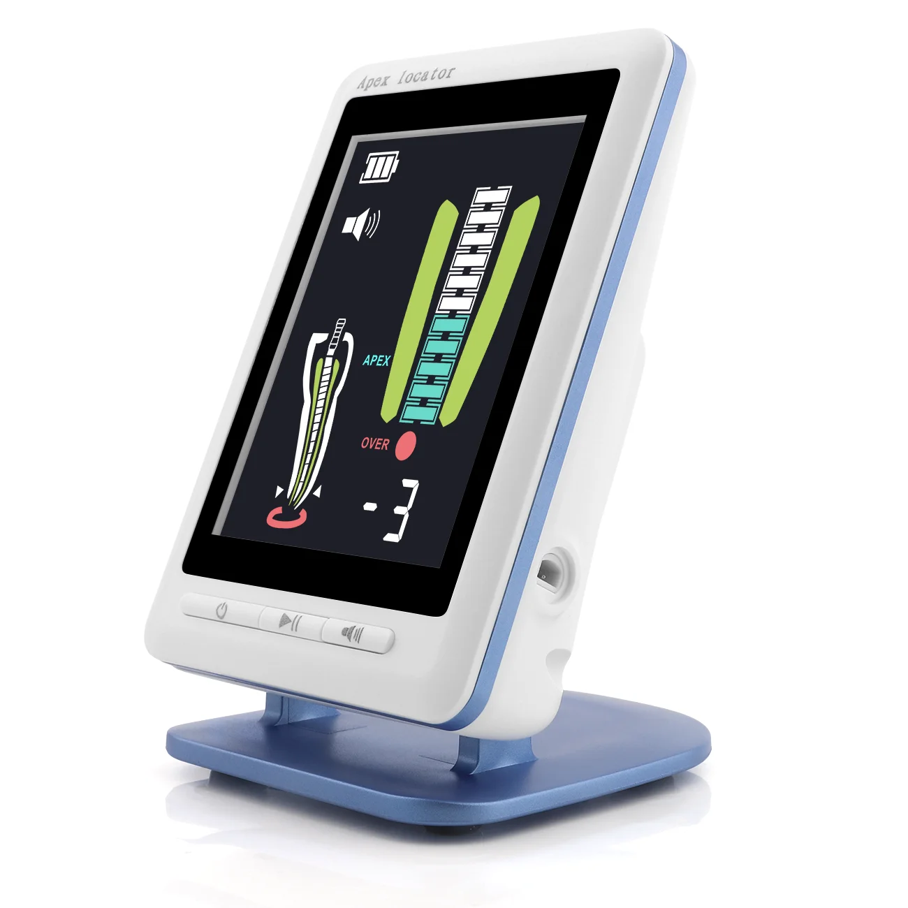 

Precision Dental Apex Locator Multi-Angle Root Canal Measuring Instrument Compact & Portable Oral Clinical Tool