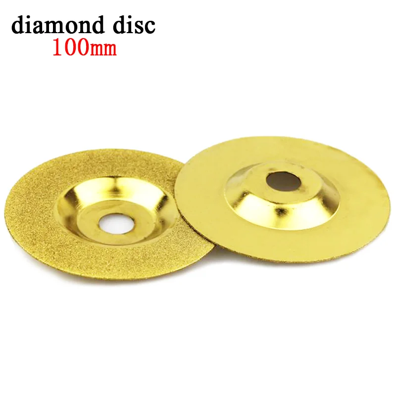 

1pcs 100mm Diamond Disc Dremel Diamond Tools Power Tools Accessories Diamond Grinding Wheel Cup Blade Polishing for Glass Stone