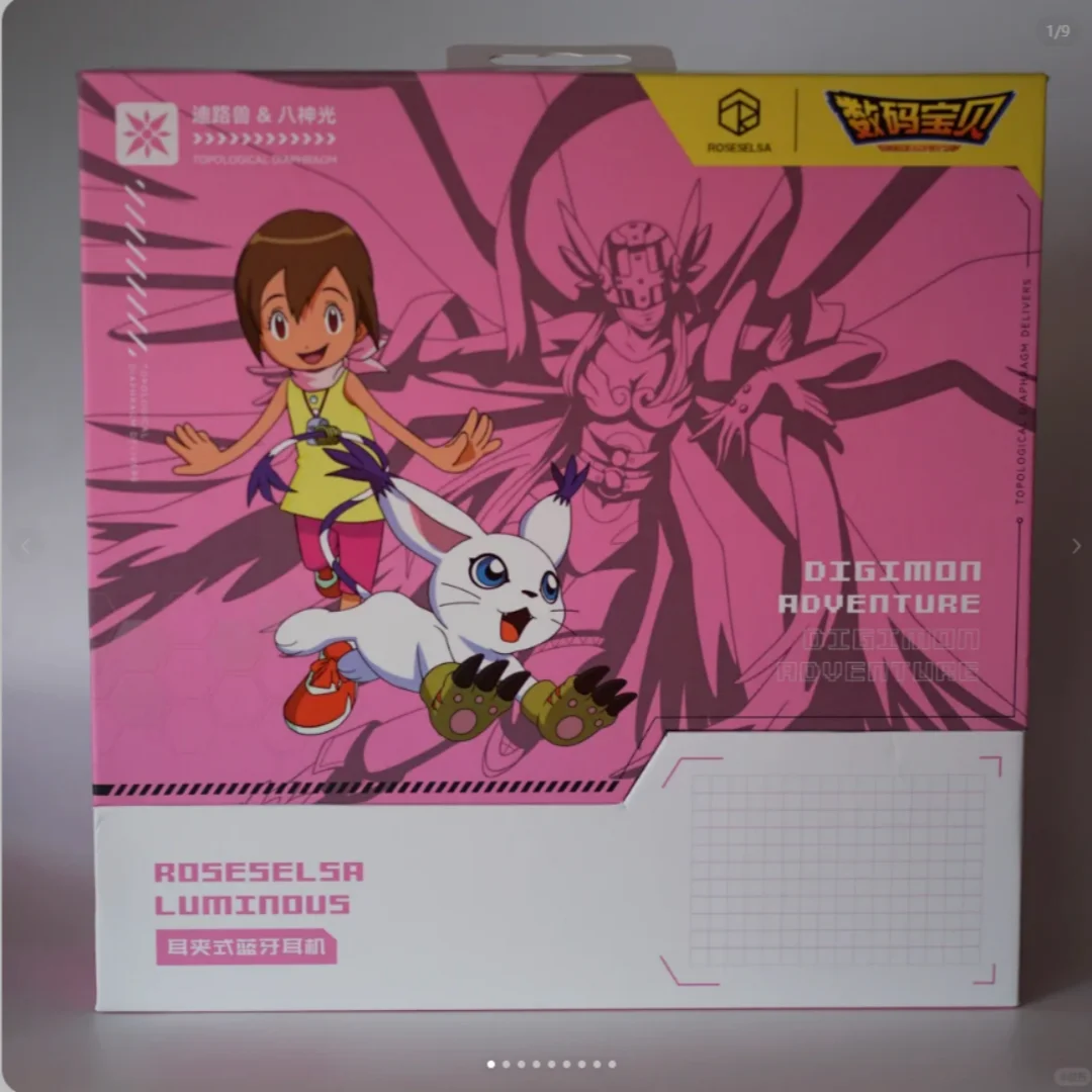 

Original Digimon Adventure Ear Clip Wireless Bluetooth Headphones Agumon Tailmon Hot Selling Earbuds Sports Customized