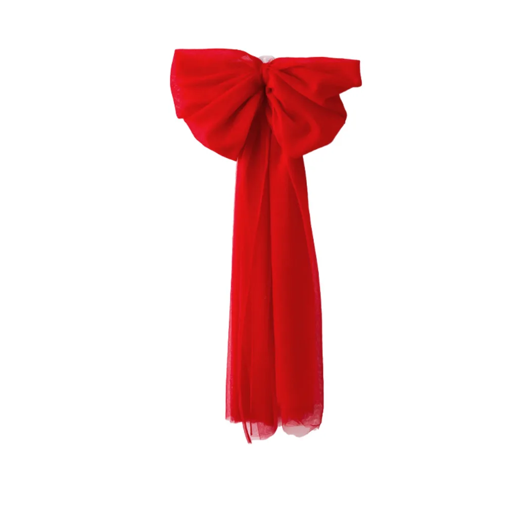 

Полиэстеровый бант для рождественской елки, декоративное украшение для верхів и сезонного праздничного украшения на венок и гирлянде