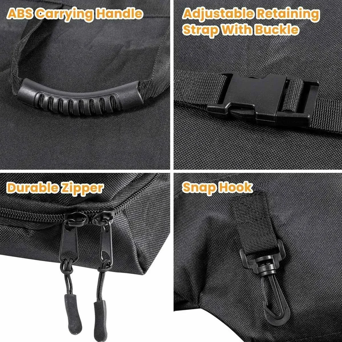Freedom Panel Hard Top Carry Storage Bag Protective Case Handle For Jeep Wrangler JK JL 2007-2020