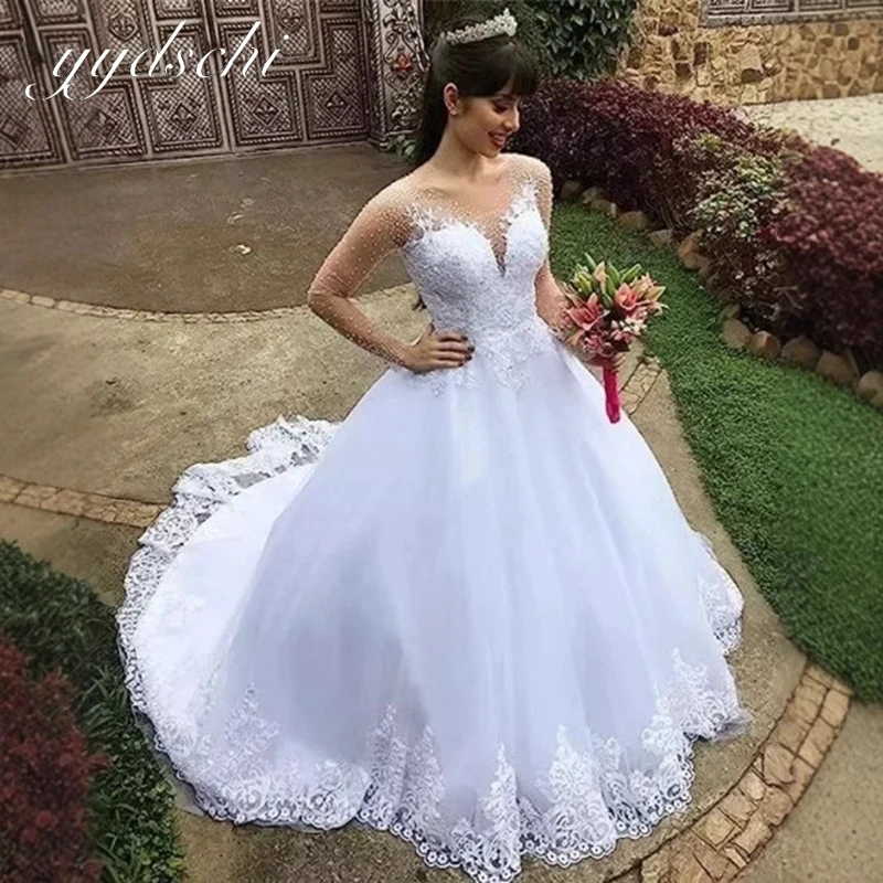 

Customized Elegant 2026 Lace Appliques Wedding Dress Sweetheart Bridal Gown vestidos de novia свадебное платье
