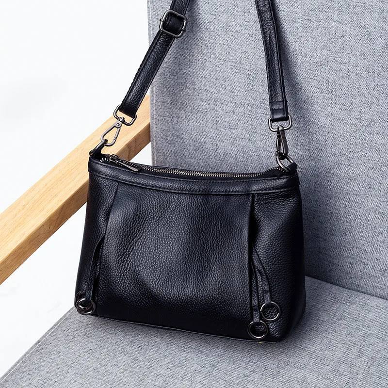 Genuine Leather Shoulder Bag 2022 NEW Women\'s Crossbody Bags for Women Luxury Handbags Fashion Female Purse Totes Messenger Bag